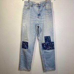 LL Bean Vintage Patchwork High-rise Jeans